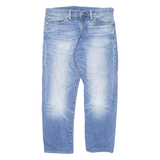 LEVI'S 504 Jeans Mens Blue Regular Straight W34 L25