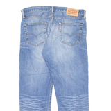 LEVI'S 504 Jeans Mens Blue Regular Straight W34 L25
