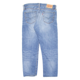 LEVI'S 504 Jeans Mens Blue Regular Straight W34 L25
