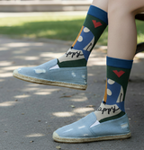 Anyfootwear 3 Pairs Women’s Symbolic Holiday Cotton Socks Funny Gift Party