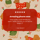 Seashell Jolly Doggos Samsung Galaxy S25 Case