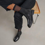 Boots Agen Cuir Noir