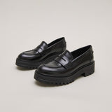 Mocassins Alfi Cuir Noir