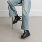 Boots Amandine Cuir Noir