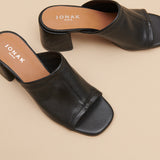 Mules Butterfly Cuir Noir