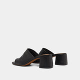 Mules Butterfly Cuir Noir