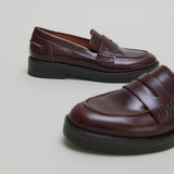 Mocassins Mirna Cuir Souple Marron