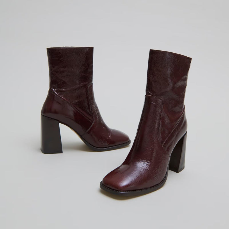 088- Vidal Cuir Brillant Chocolat