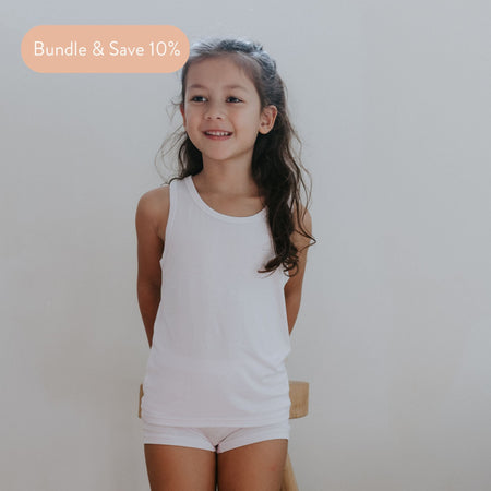 Teen Girls' Wedgie-Free Full Coverage Shorties - Set of 2