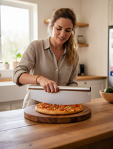 Anygleam 35*11 inch Pizza Cutter Stainless Steel Sharp Pizza tools With Protective Cover