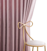Anydrape Plain Pink Luxury Curtains – Modern Textured Drapes for Living Room, Bedroom & Dining Decor