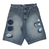 South Pole Denim Shorts - 35W 13L Blue Cotton