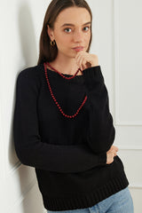 Sloane Crewneck in Black