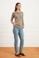 Sloane Crewneck in Mocha