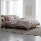 Anyhouz Duvet Cover – Rose Gold Cloudy Fluffy Puffer Bed Comforter
