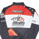 Cycling Mens Jersey Black Long Sleeve 1/2 Zip L