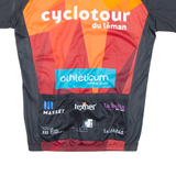 Cycling Mens Jersey Orange 1/2 Zip M