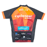 Cycling Mens Jersey Orange 1/2 Zip M