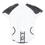 Cycling Womens Jersey White 1/2 Zip M