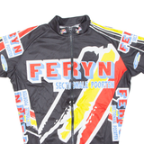 Cycling Mens Jersey Black 1/2 Zip L