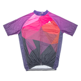 Cycling Womens Jersey Purple 1/2 Zip 4XL