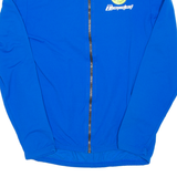Cycling Mens Jersey Blue Long Sleeve 1/2 Zip L