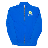 Cycling Mens Jersey Blue Long Sleeve 1/2 Zip L