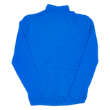 Cycling Mens Jersey Blue Long Sleeve 1/2 Zip L
