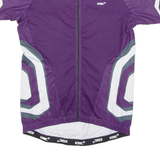 Cycling Mens Jersey Purple 1/2 Zip S