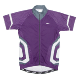 Cycling Mens Jersey Purple 1/2 Zip S