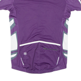 Cycling Mens Jersey Purple 1/2 Zip S