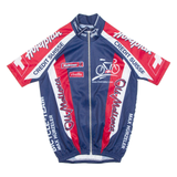 Cycling Mens Jersey Blue 1/2 Zip XXS