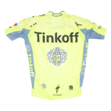 Cycling Mens Jersey Yellow 1/2 Zip XL