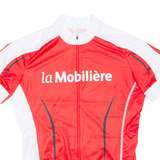Cycling Mens Jersey Red 1/2 Zip L