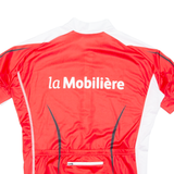Cycling Mens Jersey Red 1/2 Zip L