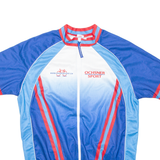 Cycling Mens Jersey Blue 1/2 Zip XL