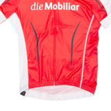 Cycling Mens Jersey Red 1/2 Zip L