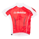 Cycling Mens Jersey Red 1/2 Zip L