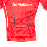 Cycling Mens Jersey Red 1/2 Zip L