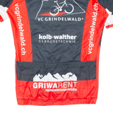 Cycling Mens Jersey Red 1/2 Zip XS