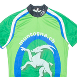 Cycling Mens Jersey Green 1/2 Zip M