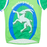 Cycling Mens Jersey Green 1/2 Zip M