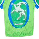 Cycling Mens Jersey Green 1/2 Zip M