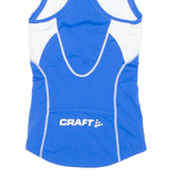 Cycling Womens Jersey Blue Sleeveless 1/2 Zip M
