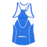 Cycling Womens Jersey Blue Sleeveless 1/2 Zip M