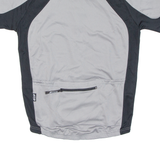 Cycling Mens Jersey Grey 1/2 Zip S