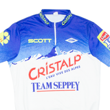 Cycling Mens Jersey Blue 1/4 Zip XL