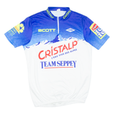 Cycling Mens Jersey Blue 1/4 Zip XL