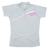 Cycling Womens Jersey Grey 1/2 Zip XL