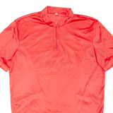 Cycling Mens Jersey Red 1/4 Zip L